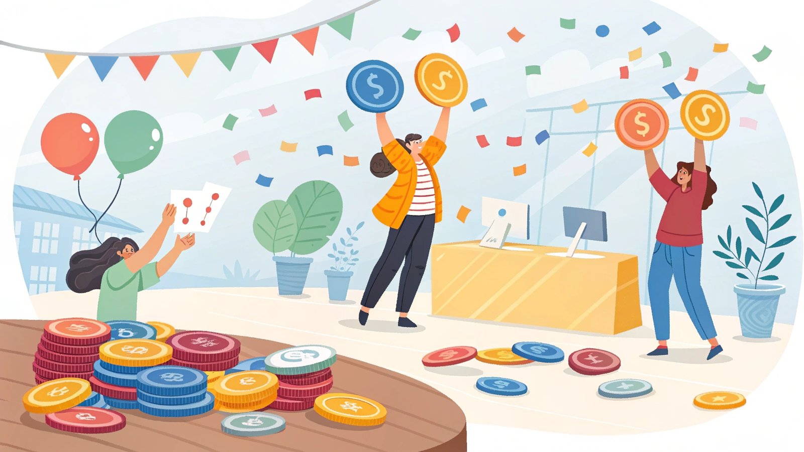 Token giveaway campaign